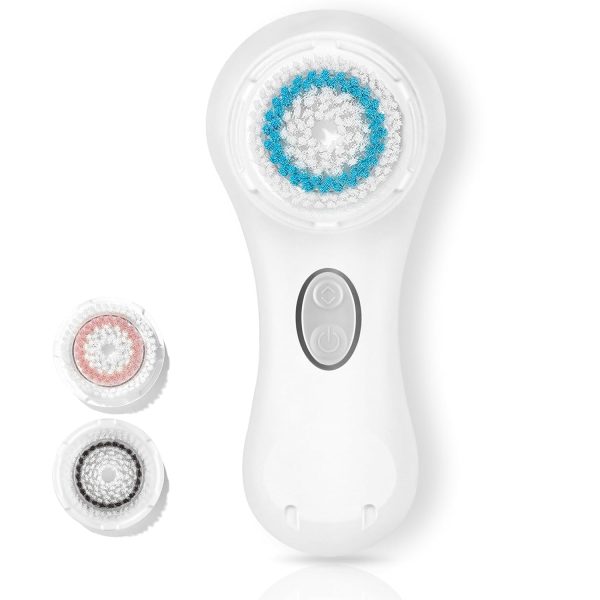 Sonic Facial Cleansing Brush System - Waterproof, Wireless Charging, Smart Face Cleansing Brush- Skin Cleaning, Exfoliating, Pore Minimizing - Suitable for All Skin Types